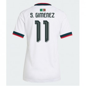 Mexiko Santiago Gimenez #11 Borta Kläder Dam VM 2026 Kortärmad